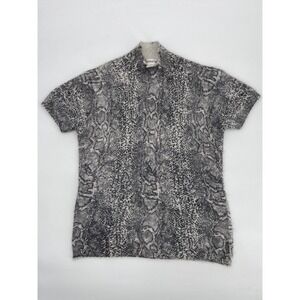 Mendocino Large Angora Rabbit Hair Short Sleeve Shirt RN‎ 90500